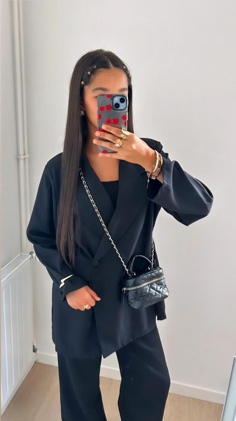 ENSEMBLE BLAZER NOIR