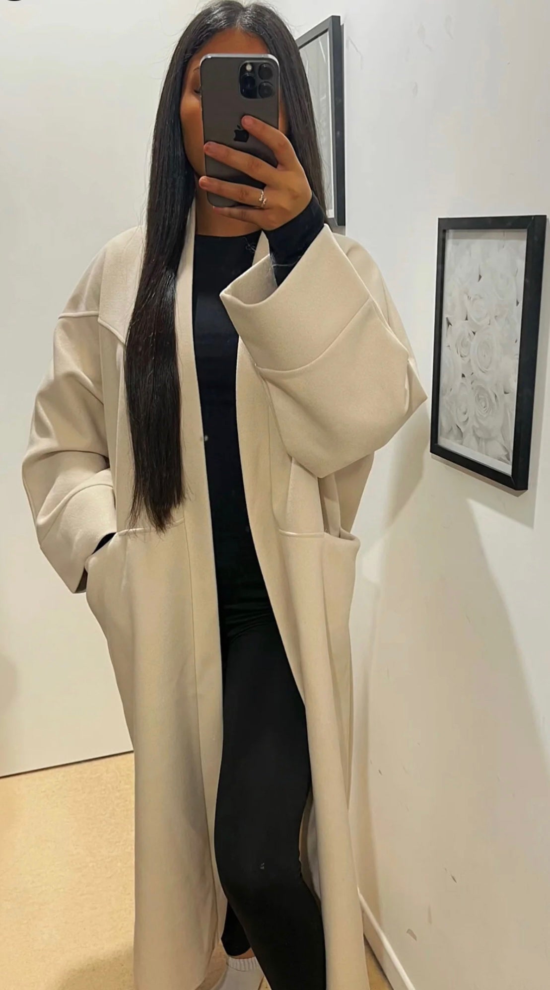 MANTEAU OVERSIZE BEIGE