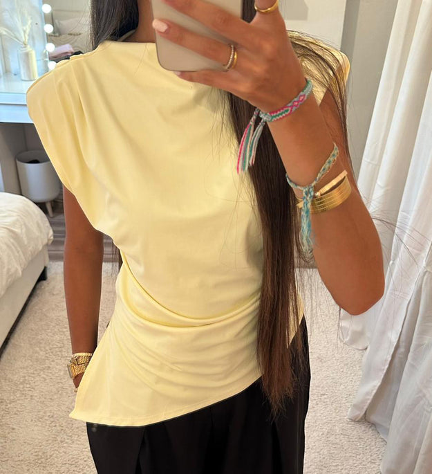 TOP ÉLÉGANT JAUNE