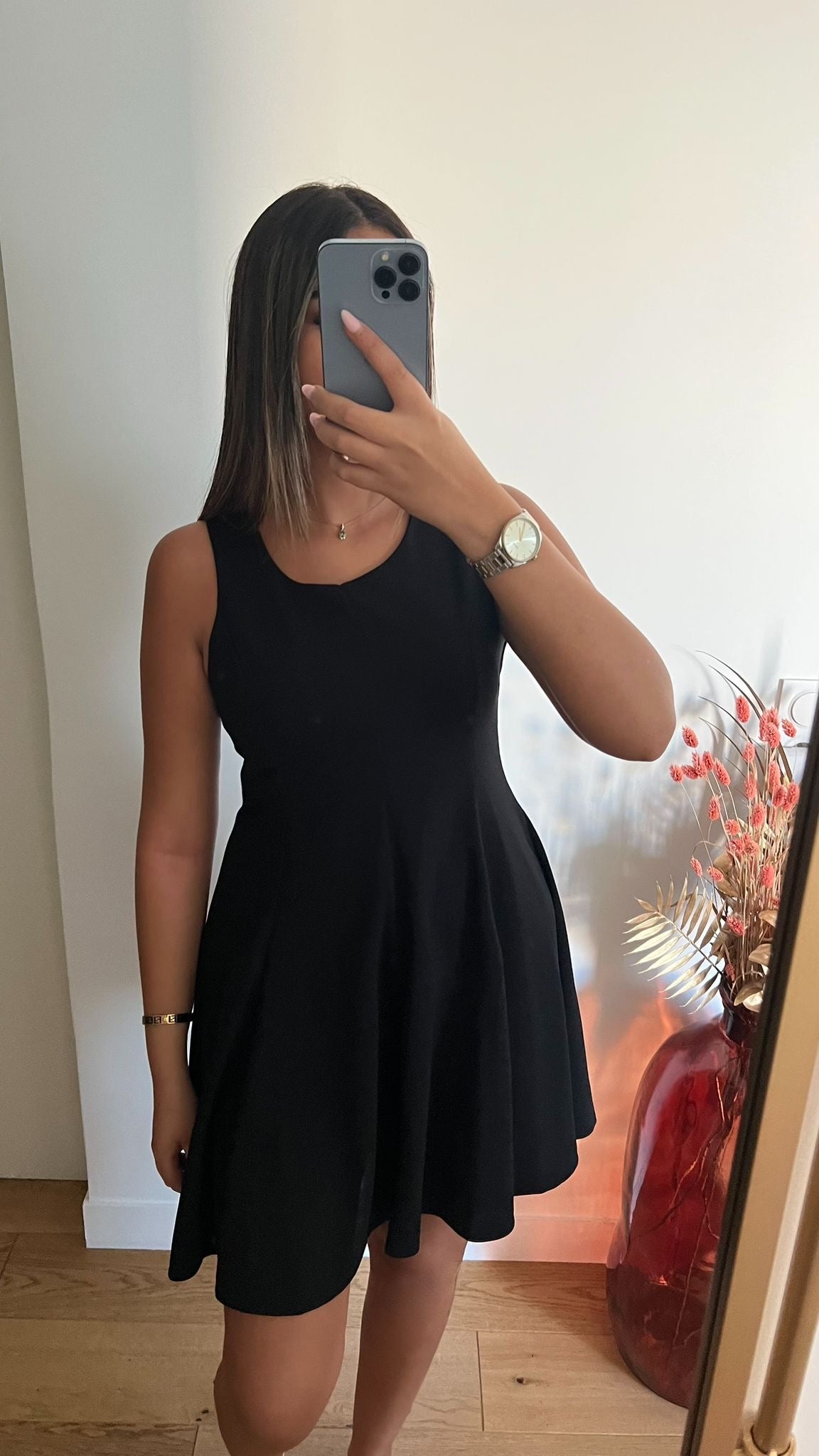 BLACK SKATING DRESS
