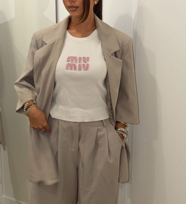 ENSEMBLE BERMUDA TAUPE