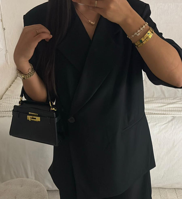 ENSEMBLE BERMUDA NOIR