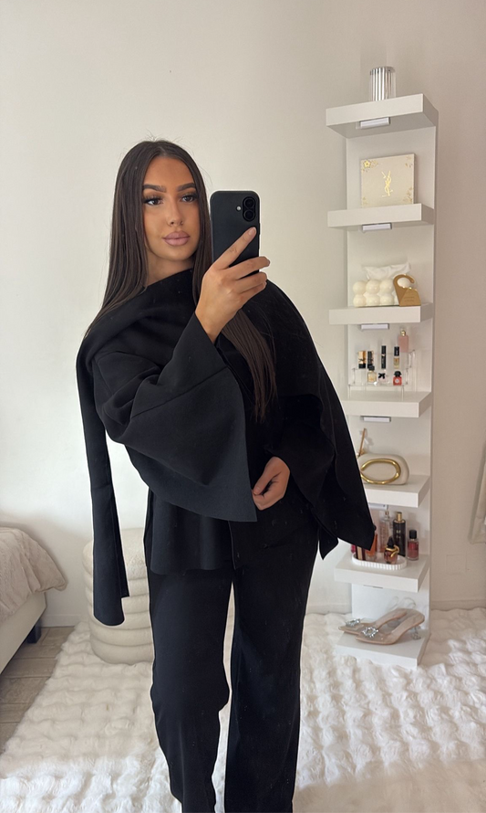 PONCHO CAPE NOIR