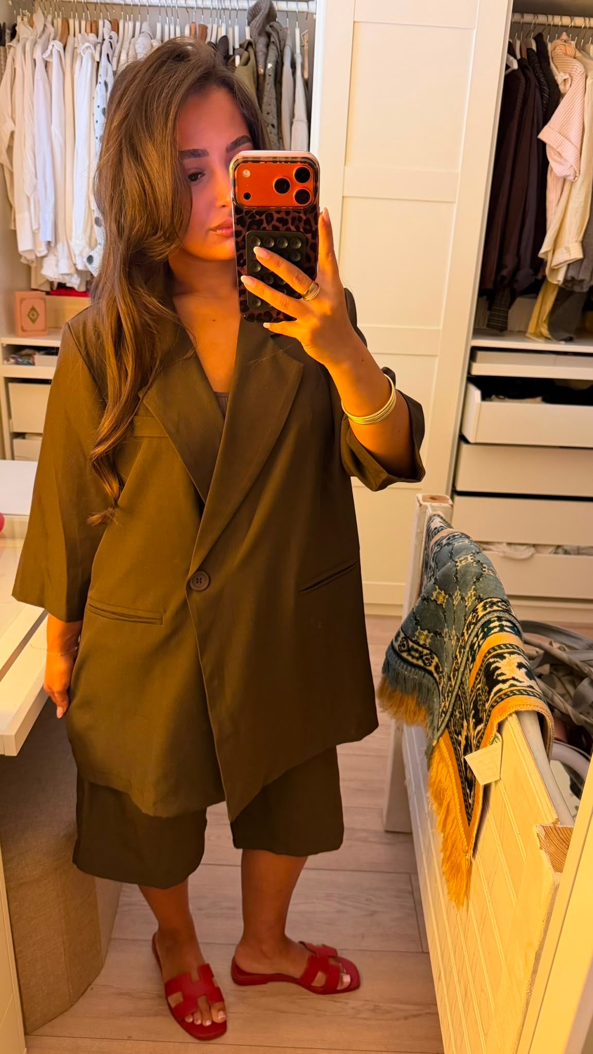 ENSEMBLE BERMUDA MARRON