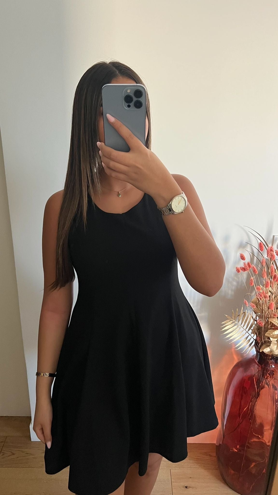 BLACK SKATING DRESS