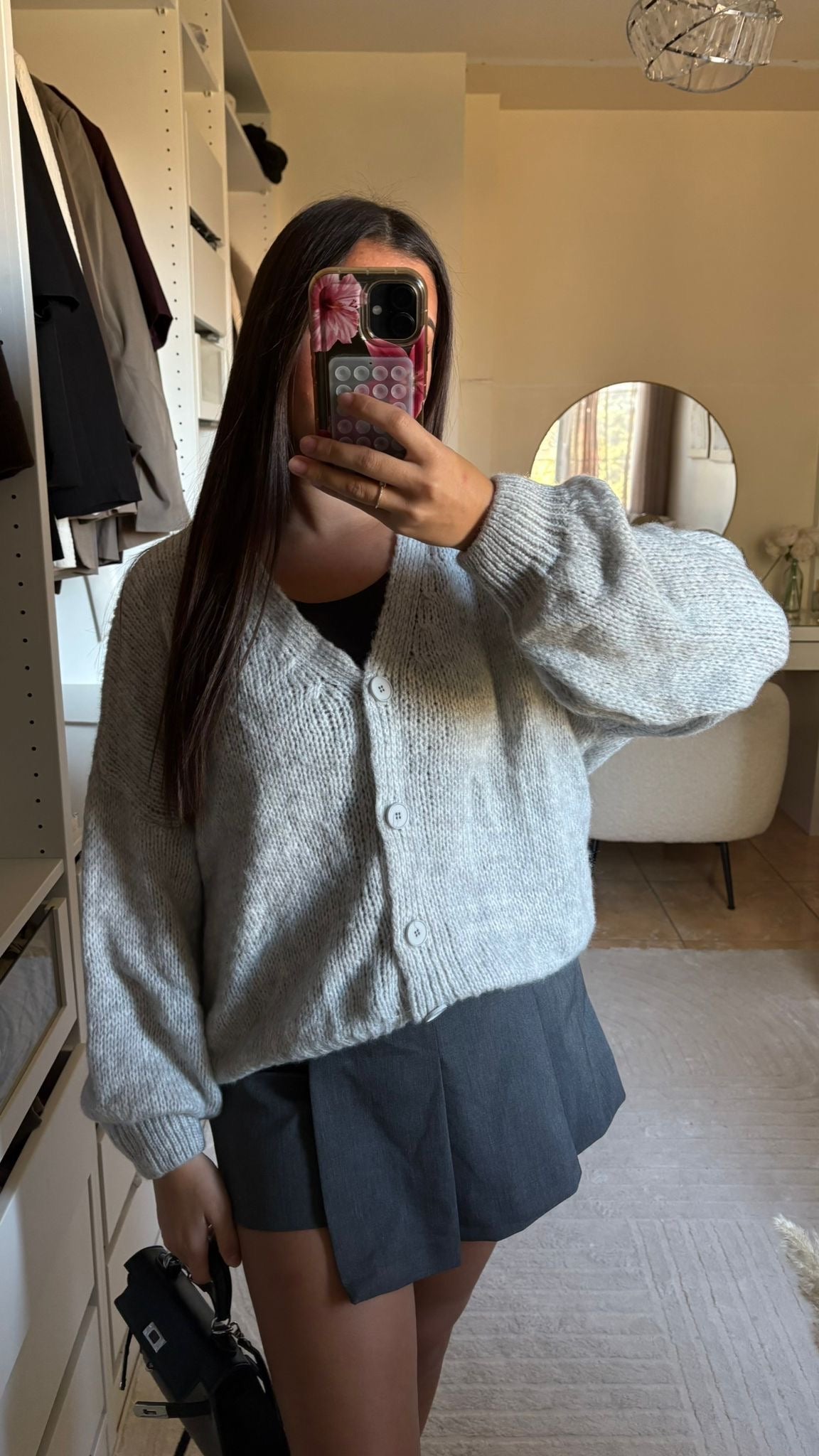 CARDIGAN GRIS