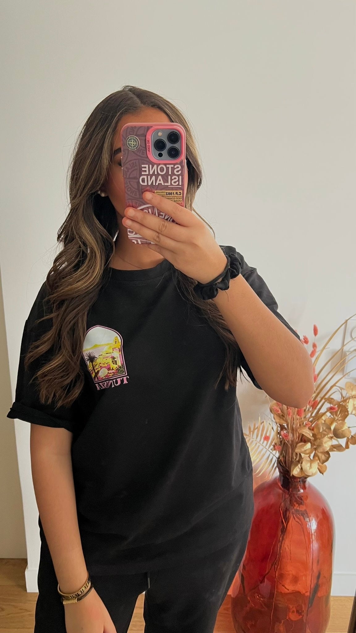 TUNISIA BLACK T-SHIRT