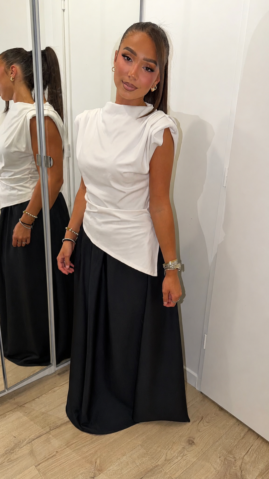 TOP ÉLÉGANT BLANC
