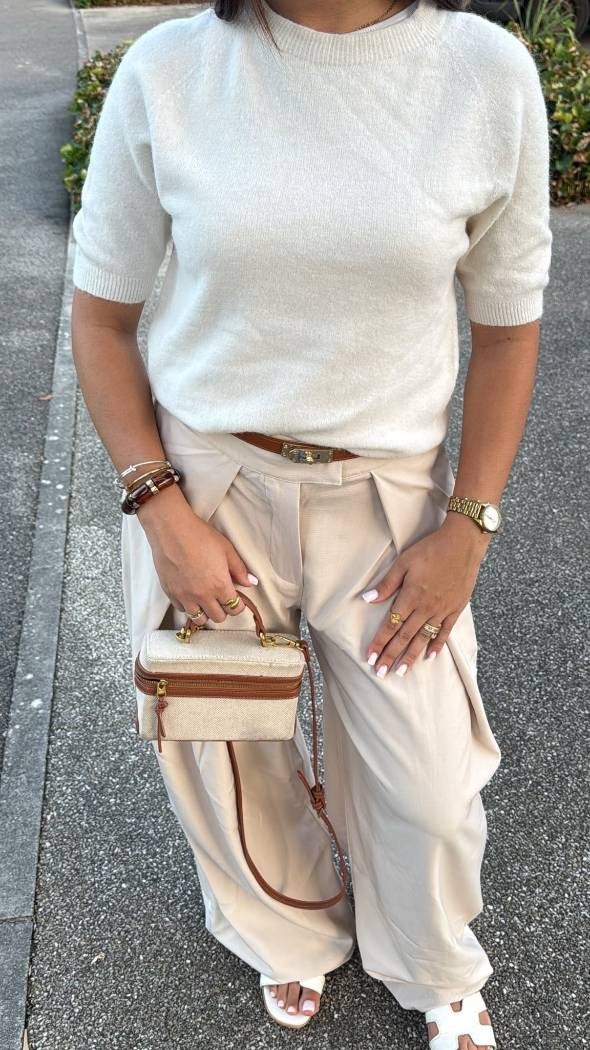 T SHIRT PULL BEIGE