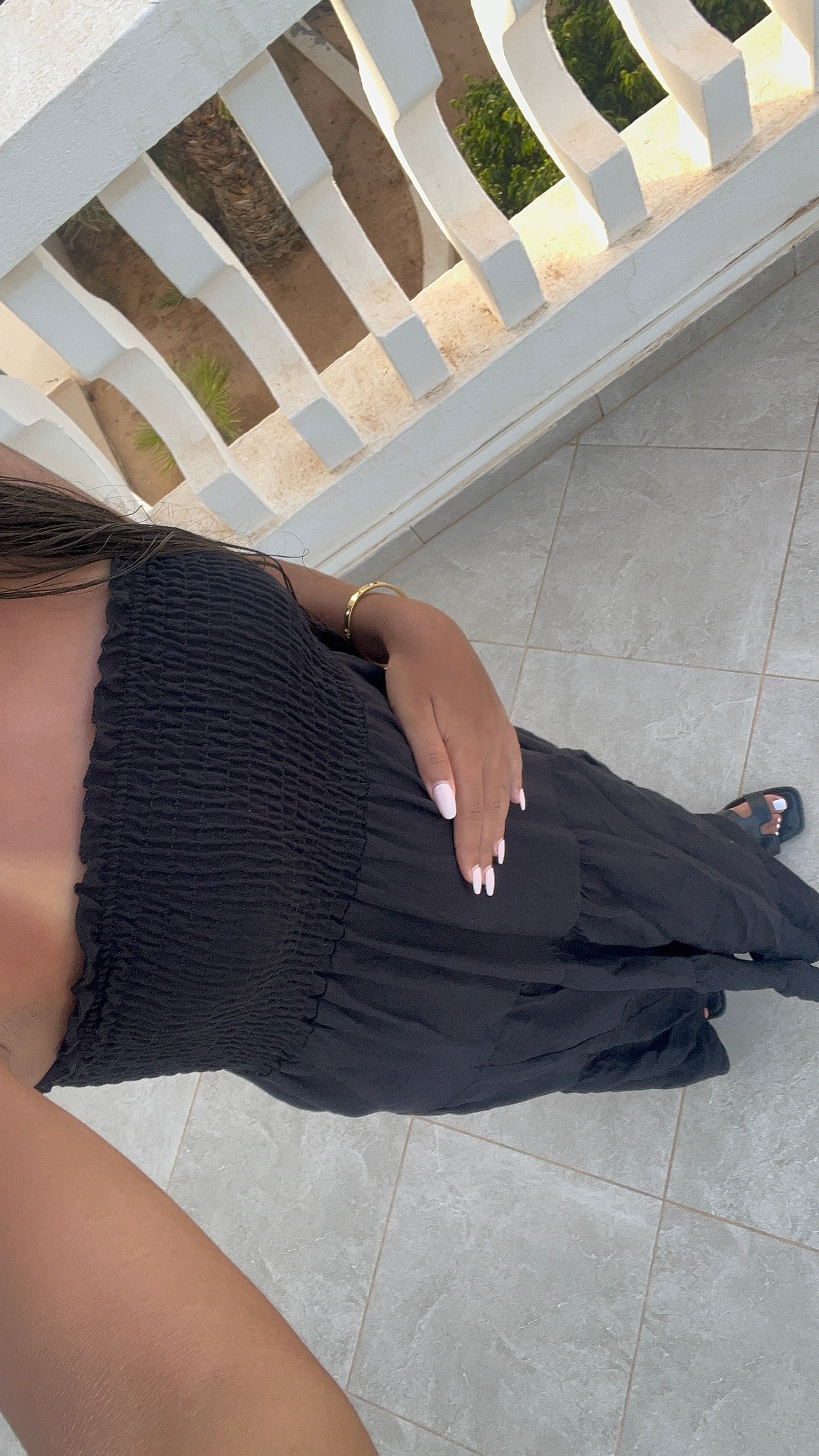 ROBE BUSTIER NOIRE