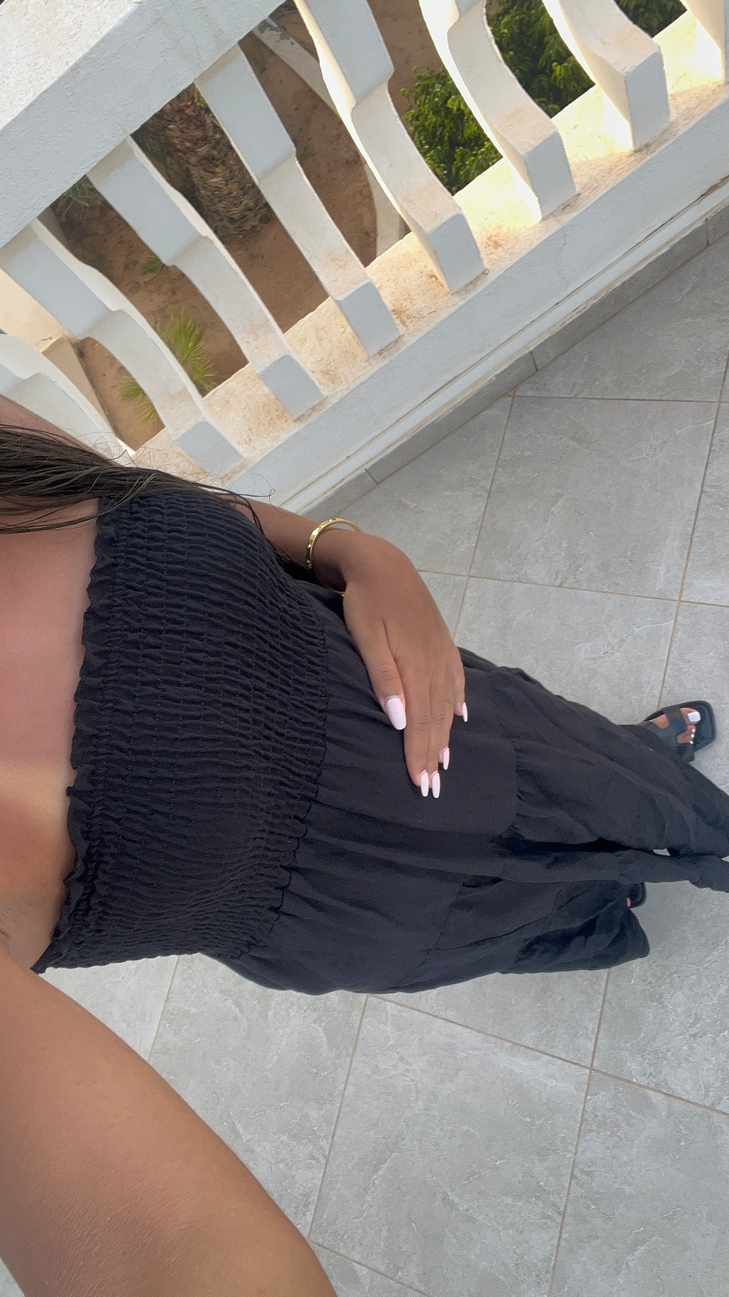 ROBE BUSTIER NOIRE