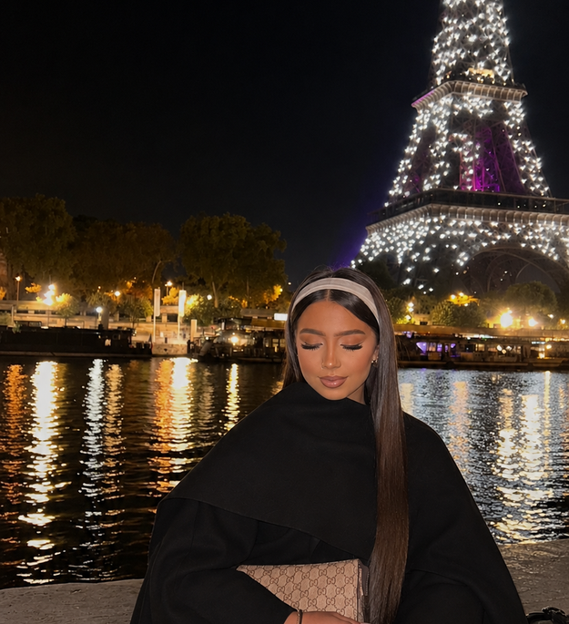 BLACK PONCHO CAPE
