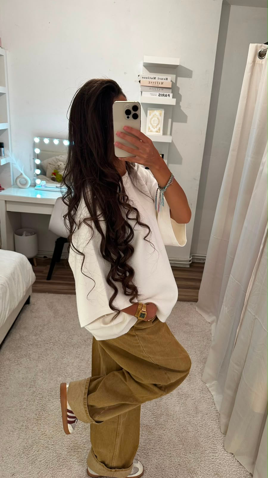 T SHIRT EN MAILLE BLANC (pré-commande)
