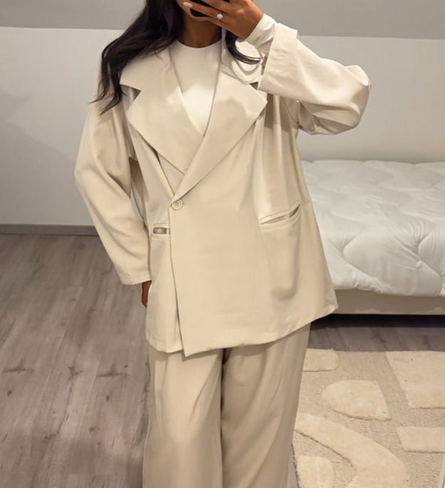ENSEMBLE BLAZER BEIGE