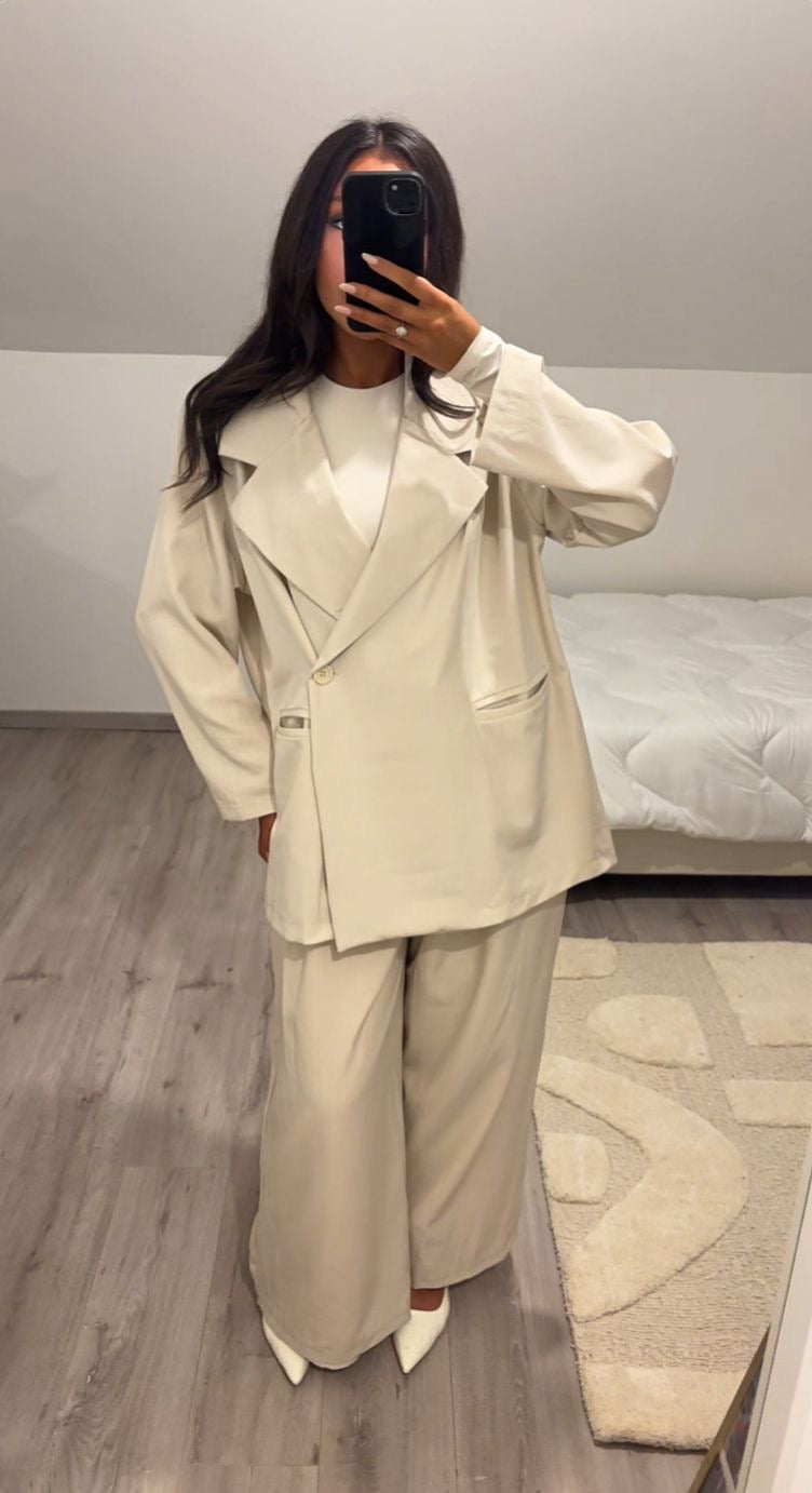 ENSEMBLE BLAZER BEIGE