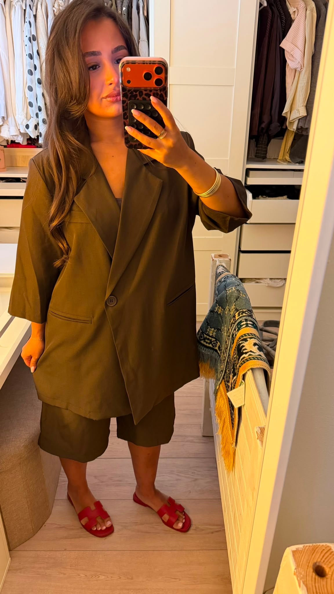 ENSEMBLE BERMUDA MARRON