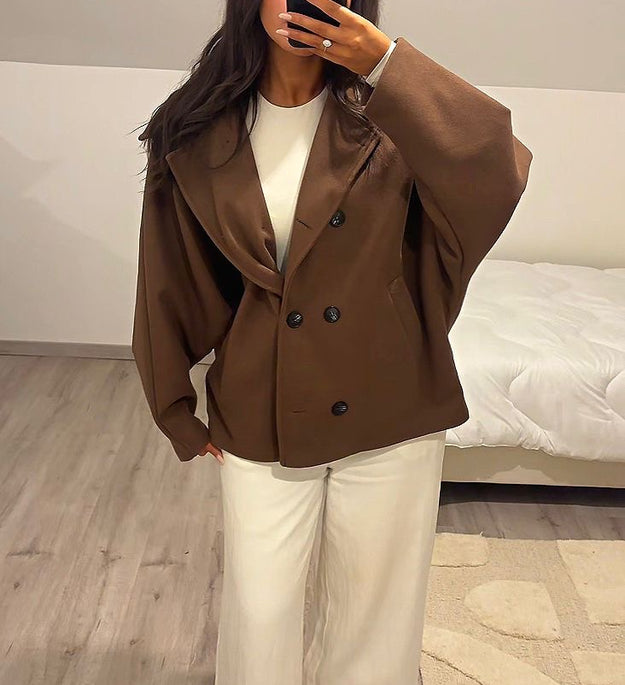 OVERSIZED BROWN JACKET