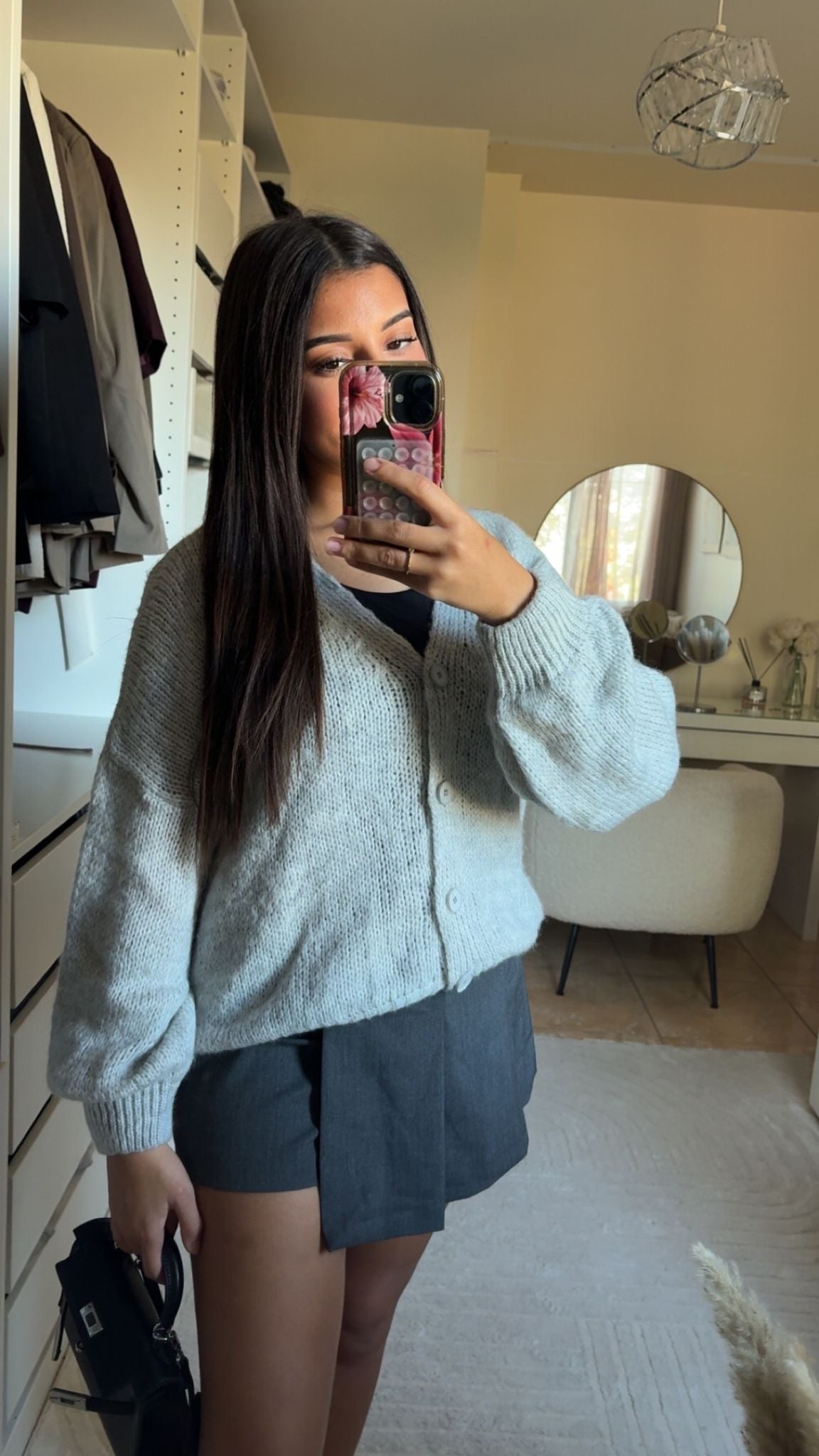 CARDIGAN GRIS