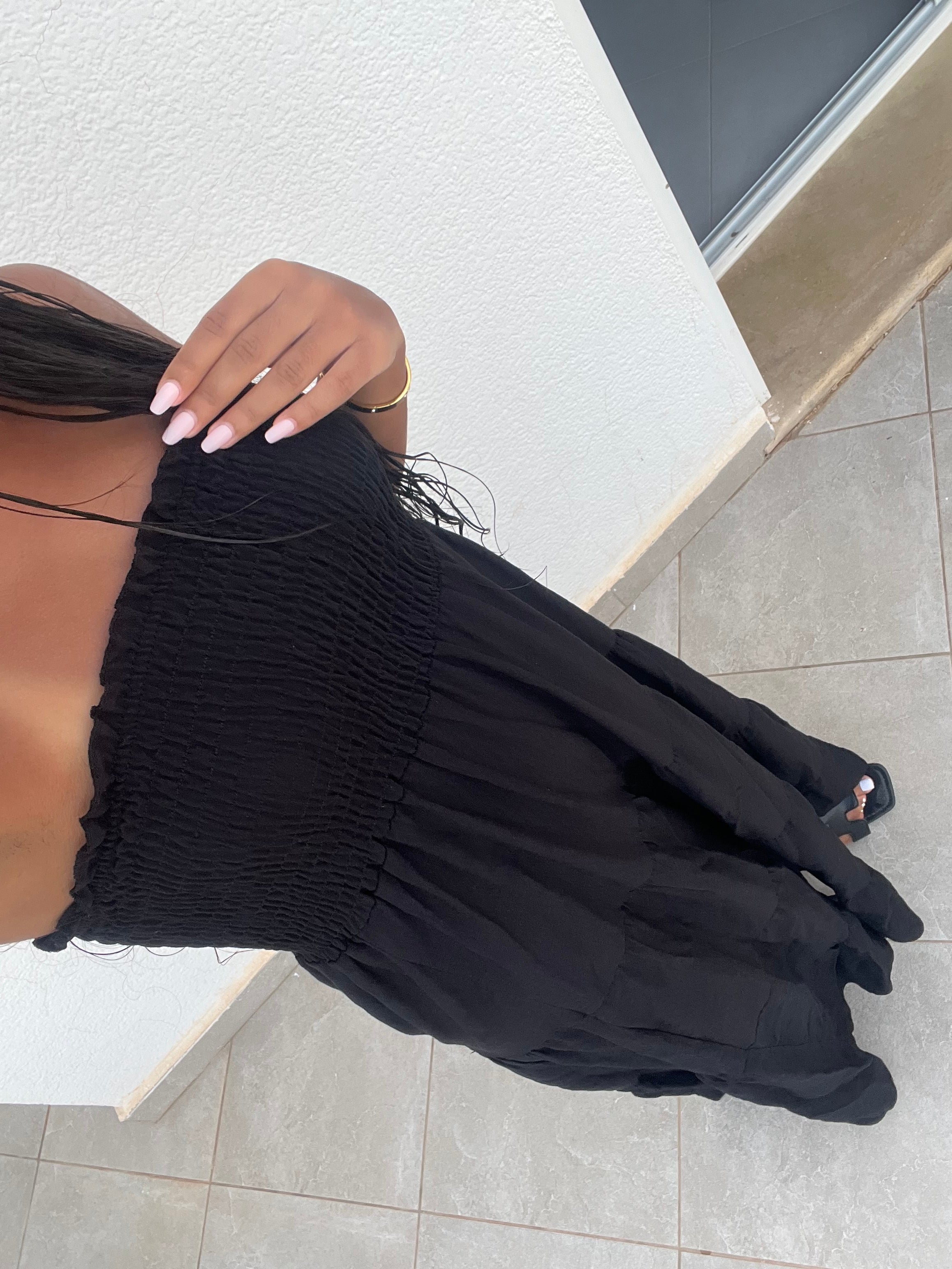 ROBE BUSTIER NOIRE