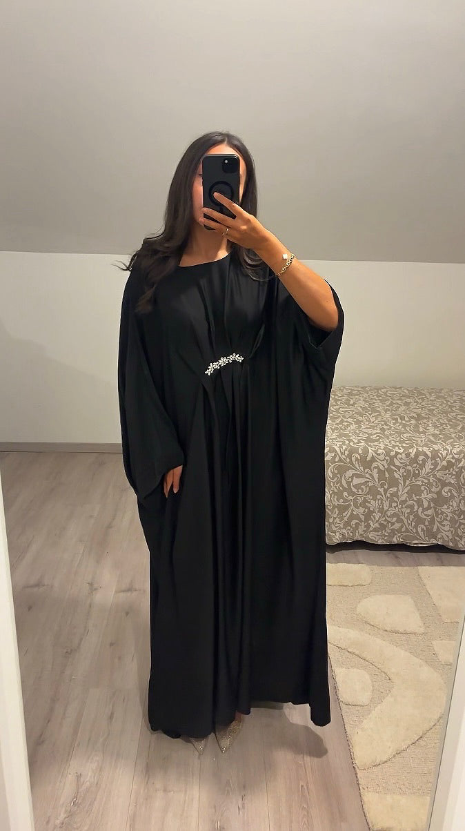 ABAYA DIADÈME NOIRE