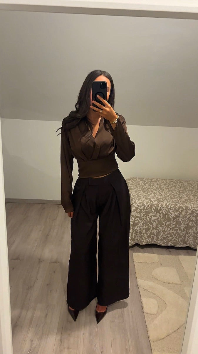 PANTALON CLASSE MARRON