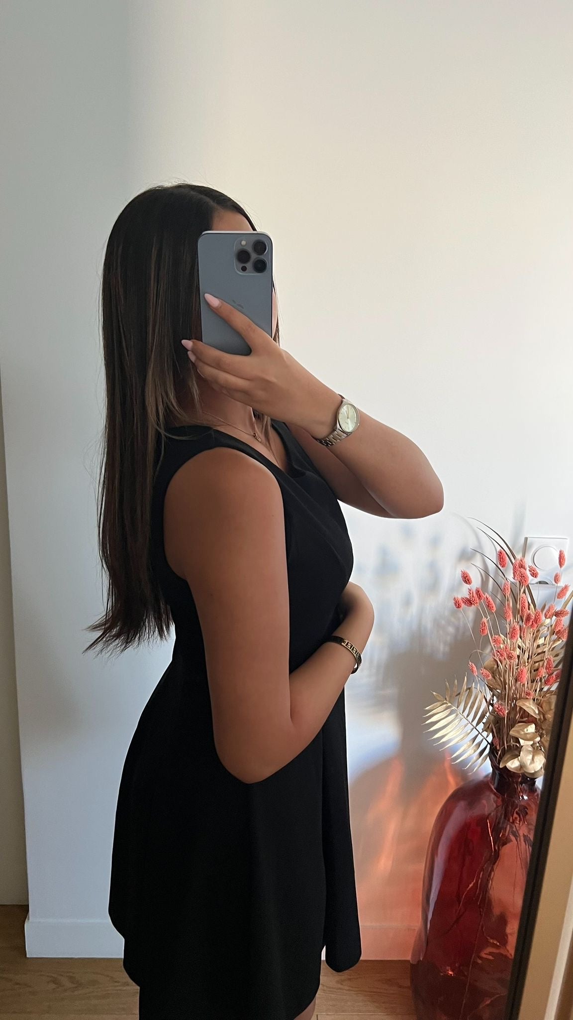 BLACK SKATING DRESS