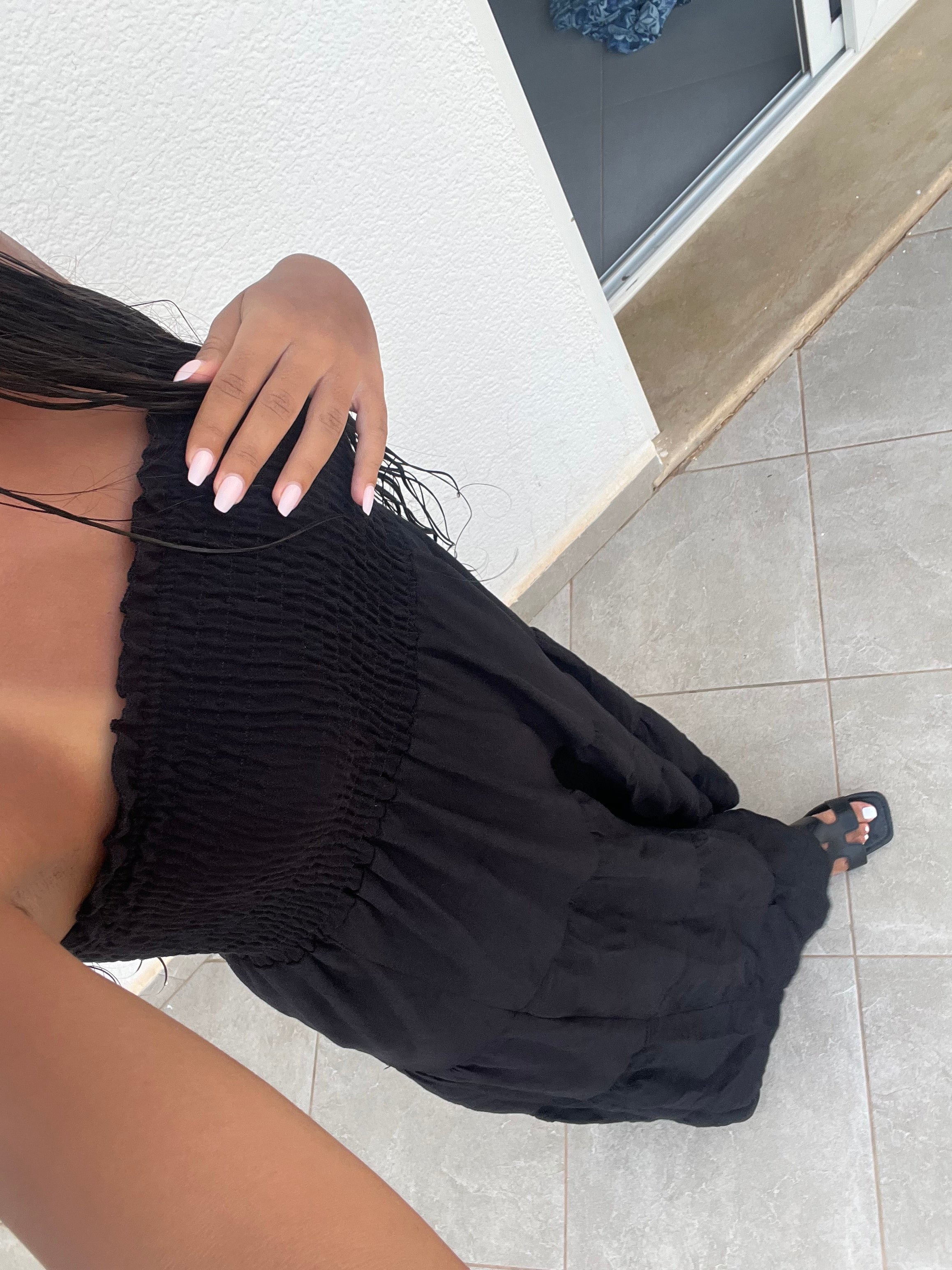 ROBE BUSTIER NOIRE