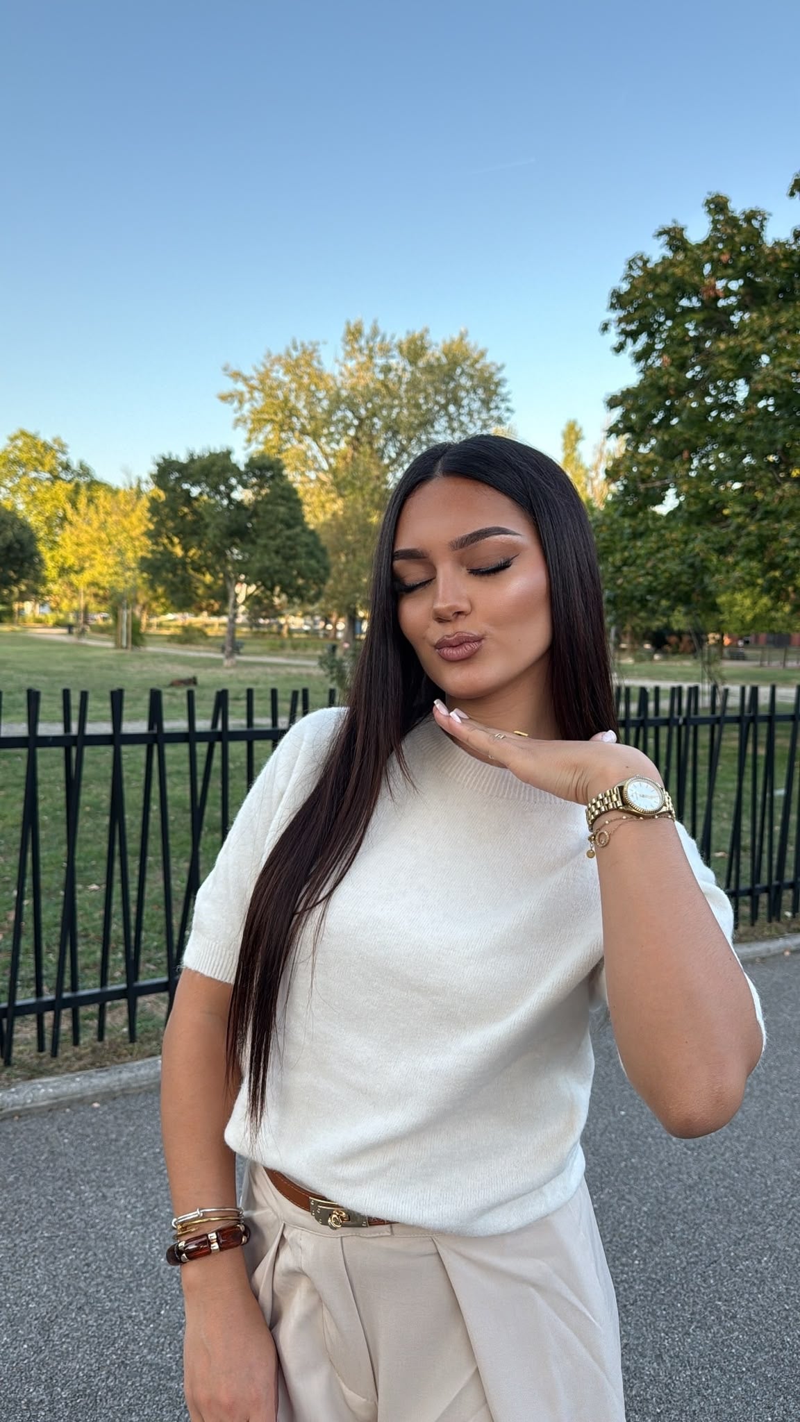T SHIRT PULL BEIGE