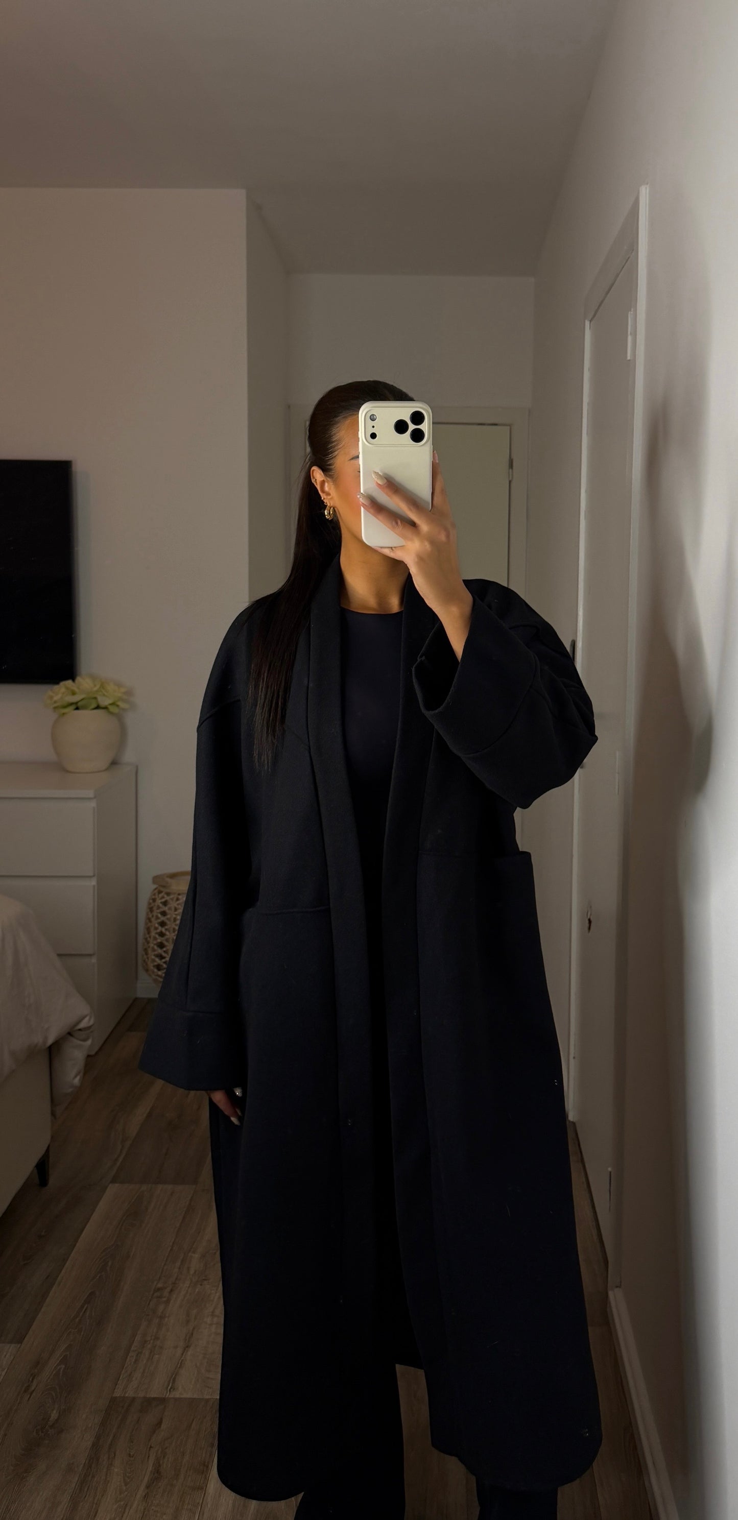 MANTEAU OVERSIZE NOIR