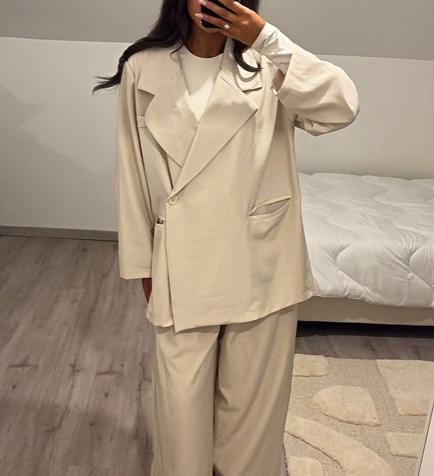 ENSEMBLE BLAZER BEIGE