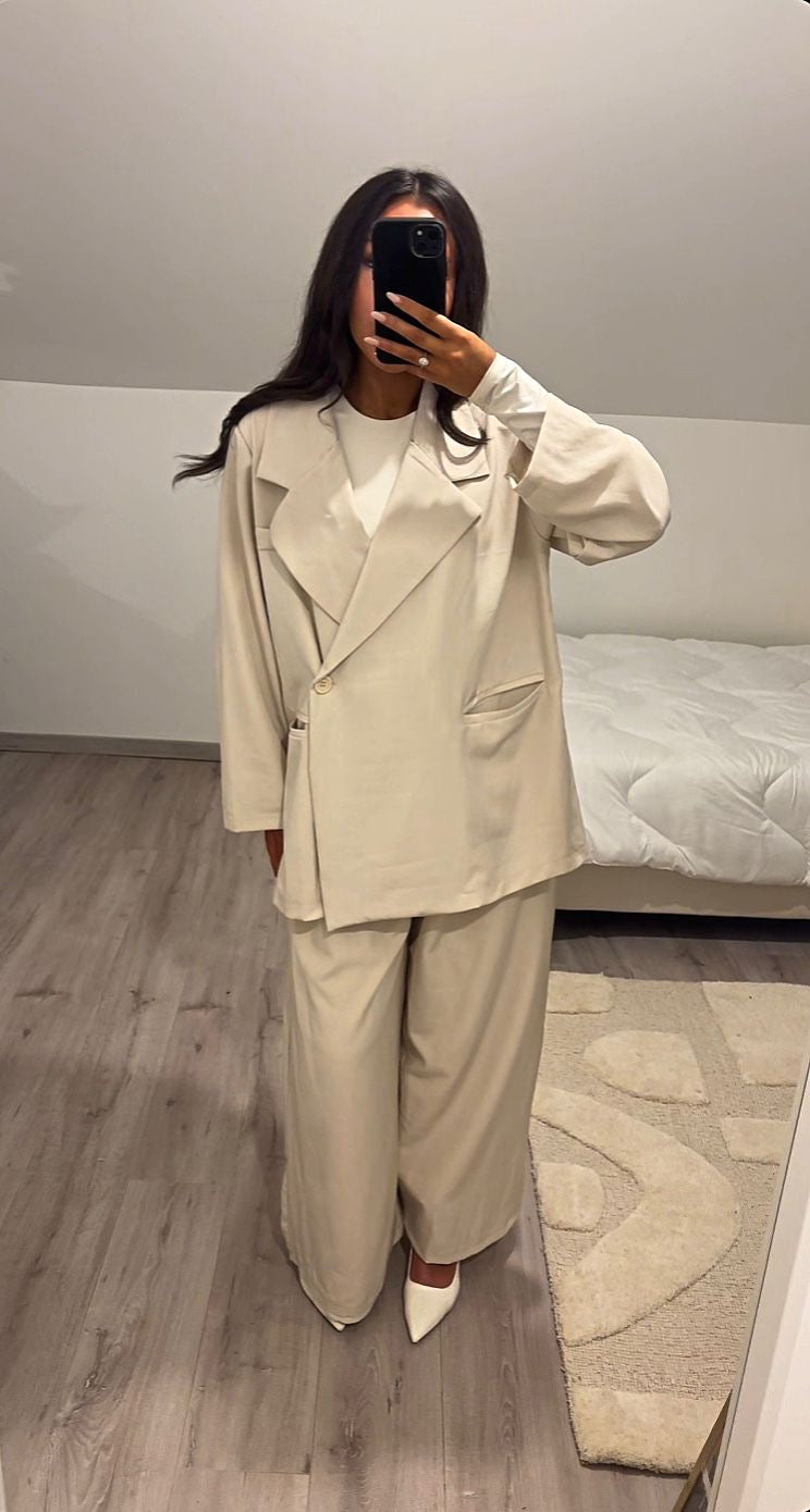ENSEMBLE BLAZER BEIGE