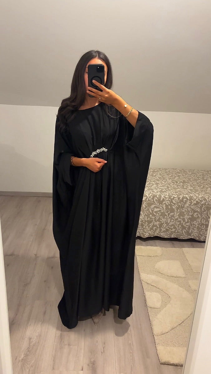 ABAYA DIADÈME NOIRE