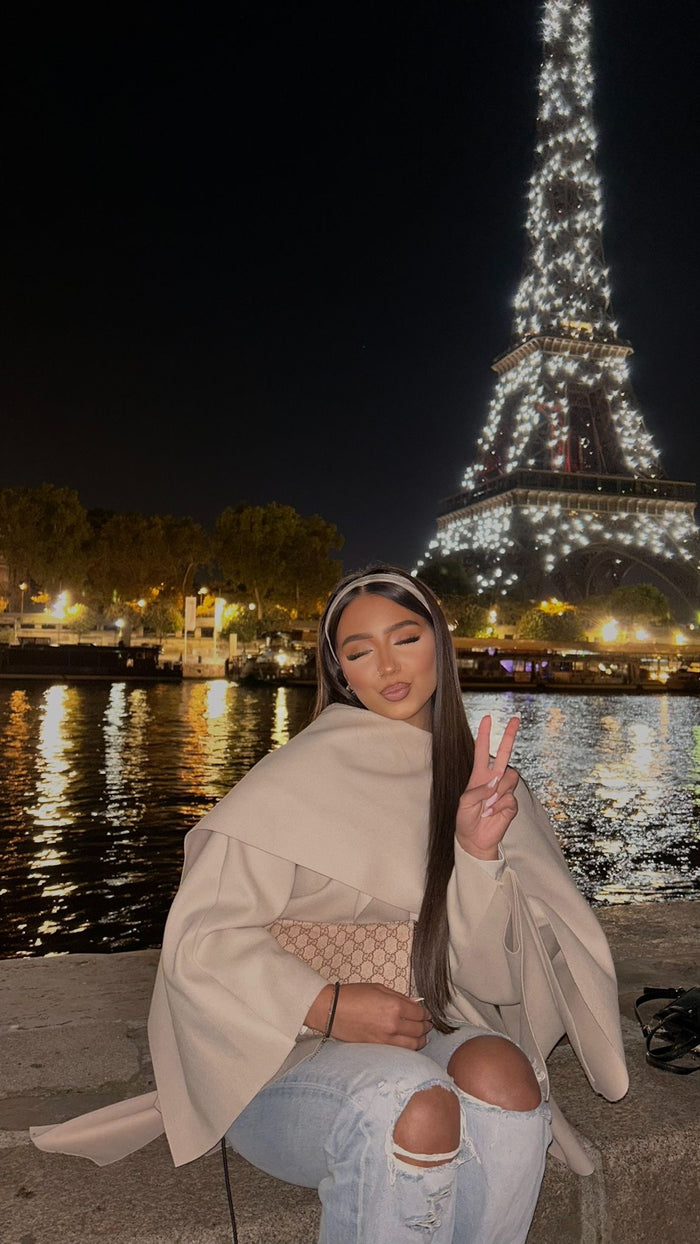 PONCHO CAPE BEIGE