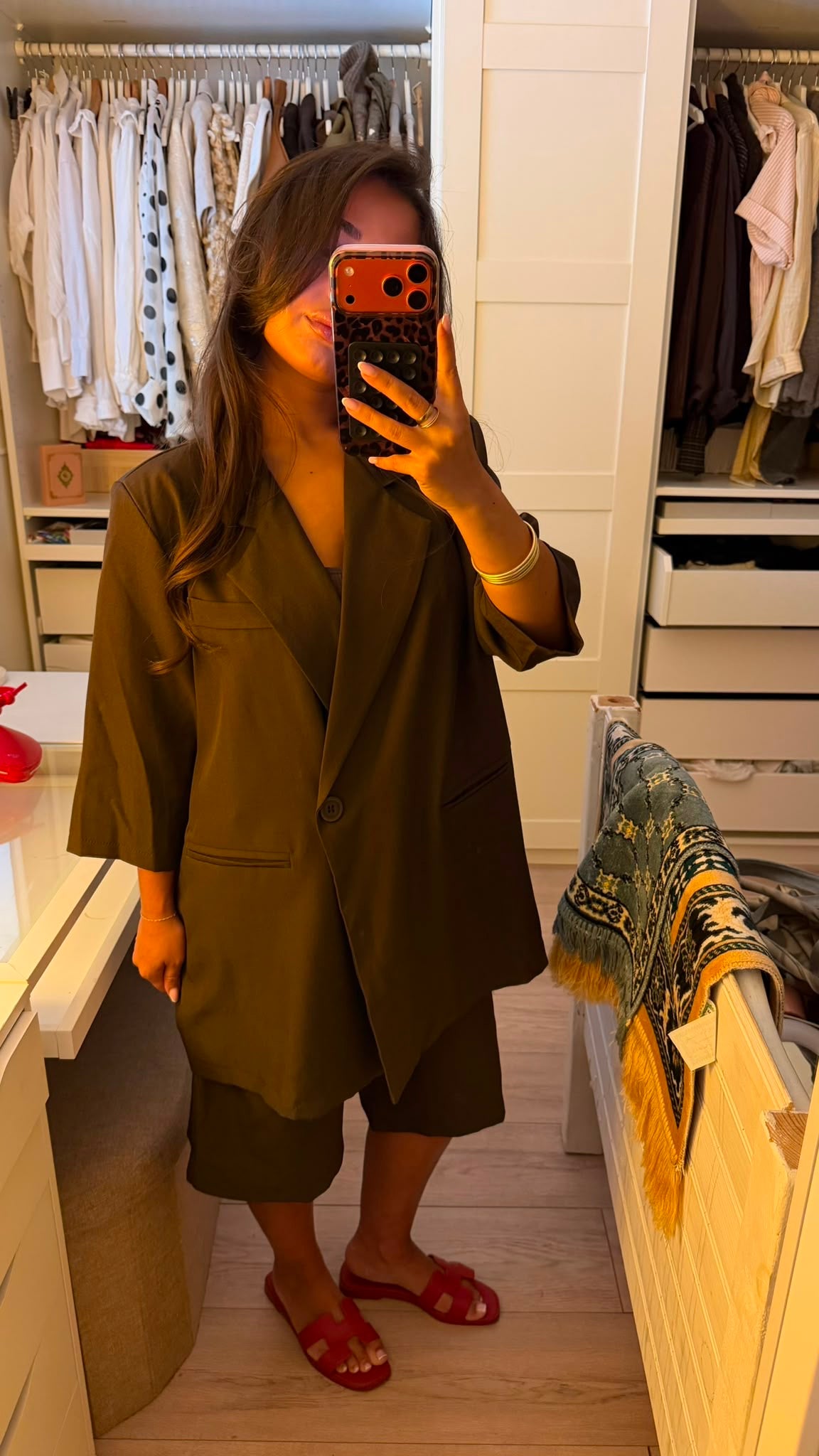 ENSEMBLE BERMUDA MARRON