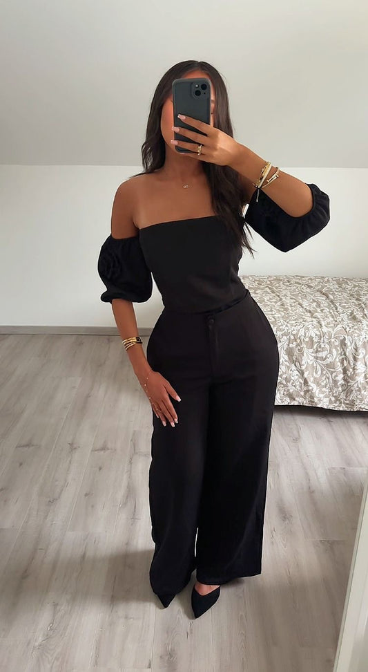 ENSEMBLE FLEUR NOIR