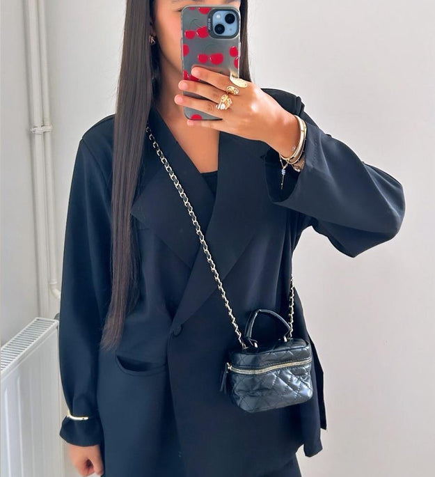ENSEMBLE BLAZER NOIR