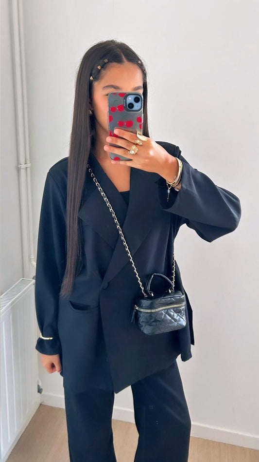 ENSEMBLE BLAZER NOIR
